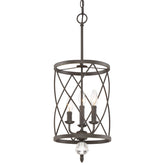 Rustic Trellis Cage Ceiling Chandelier with Hanging Chain - Farmhouse Metal Pendant Light - This Traditional Trellis Cage Ceiling Chandelier is an ideal light source for any home. With a sturdy metal body, it is sure to last. With a fixture s